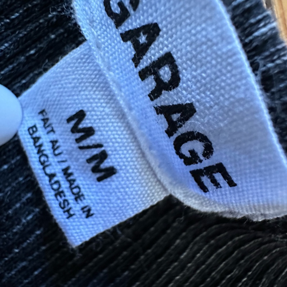 Cropped garage graphic tank
